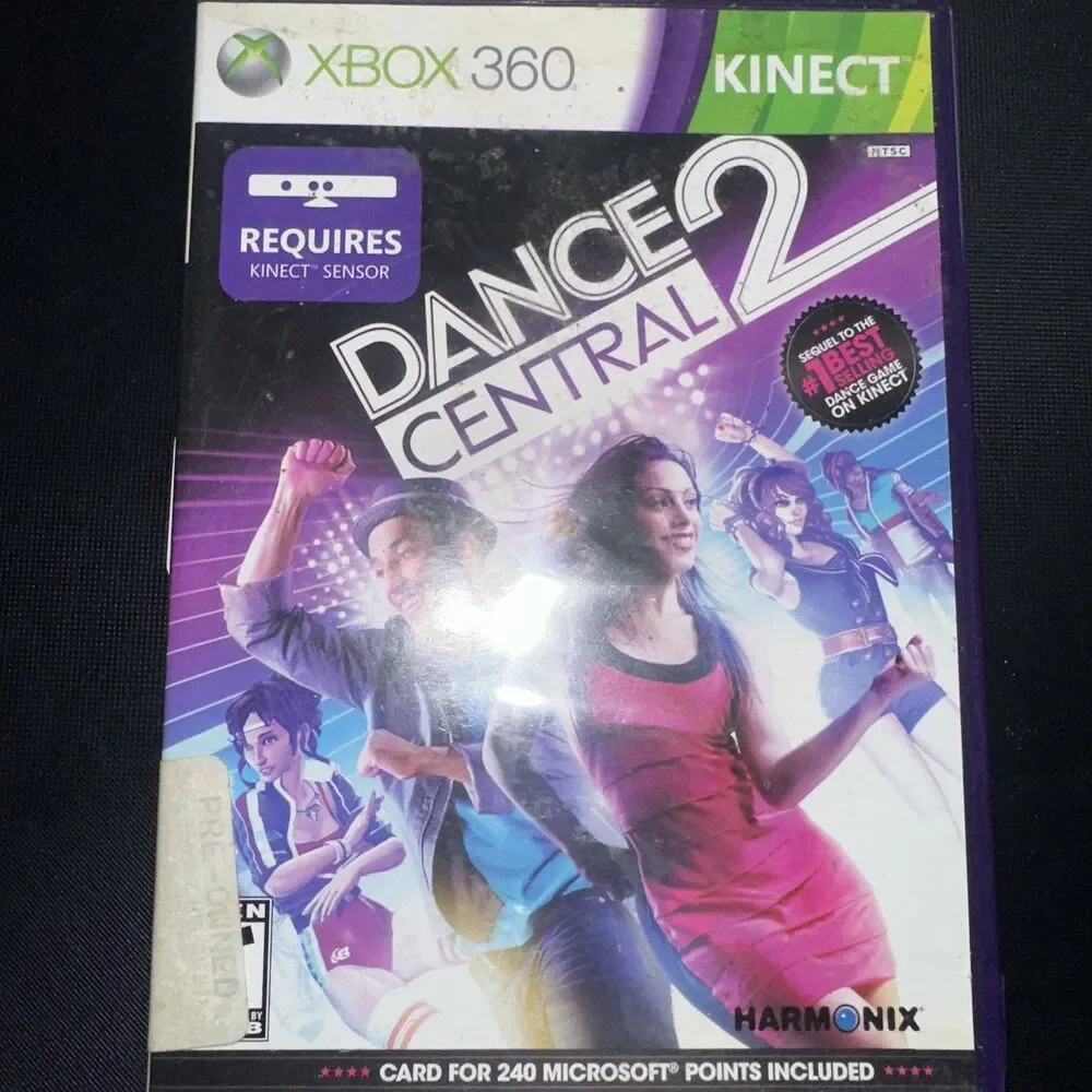 Dance Central 2 (Microsoft Xbox 360, 2011) Complete